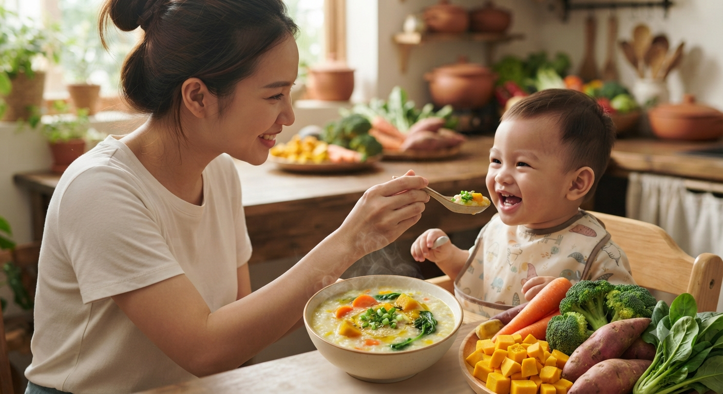 Nhóm rau củ có vị ngọt tự nhiên, dễ tiêu hóa